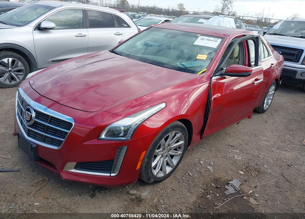 2014 CADILLAC CTS LUXURY VIN: 1G6AX5SX9E0124866