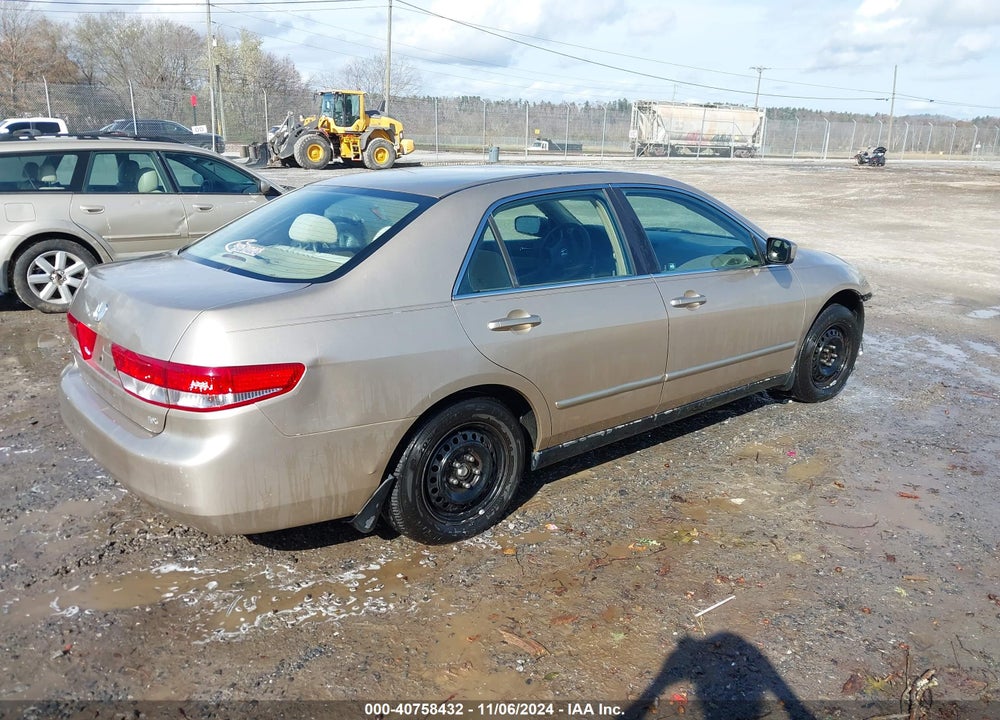 2004 HONDA ACCORD SDN LX VIN: 1HGCM56404A161801