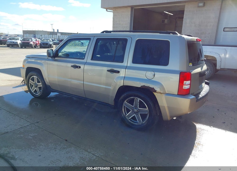 2009 JEEP PATRIOT SPORT VIN: 1J4FT28B59D195435