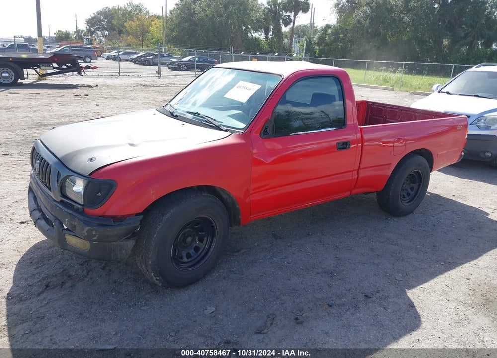 2001 TOYOTA TACOMA VIN: 5TENL42N51Z723244