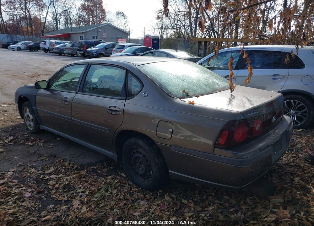 2002 CHEVROLET IMPALA VIN: 2G1WF52E929117771