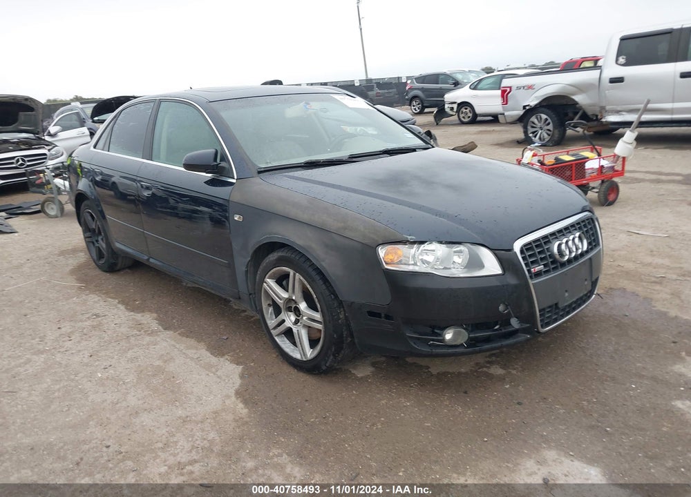 2008 AUDI A4 2.0T VIN: WAUAF78E48A023005