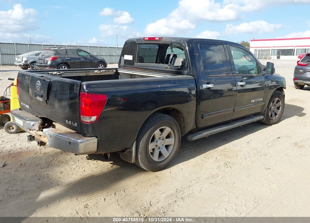 2005 NISSAN TITAN LE VIN: 1N6BA07A55N573181