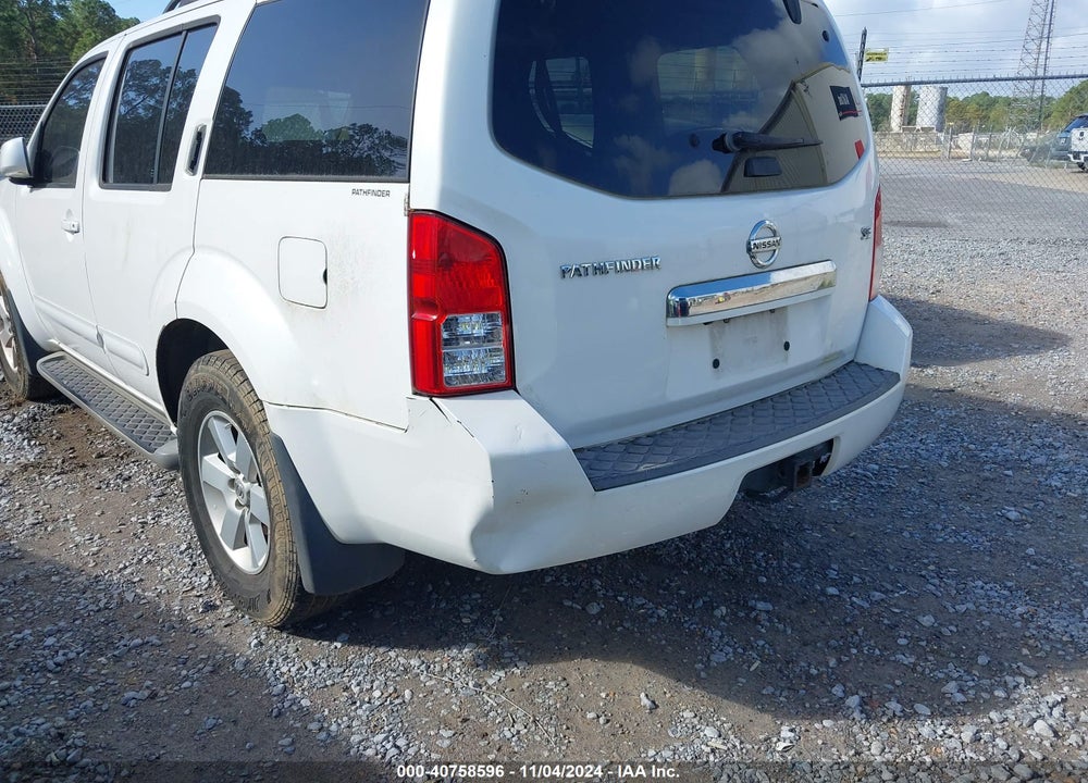 2008 NISSAN PATHFINDER SE VIN: 5N1AR18U58C627984