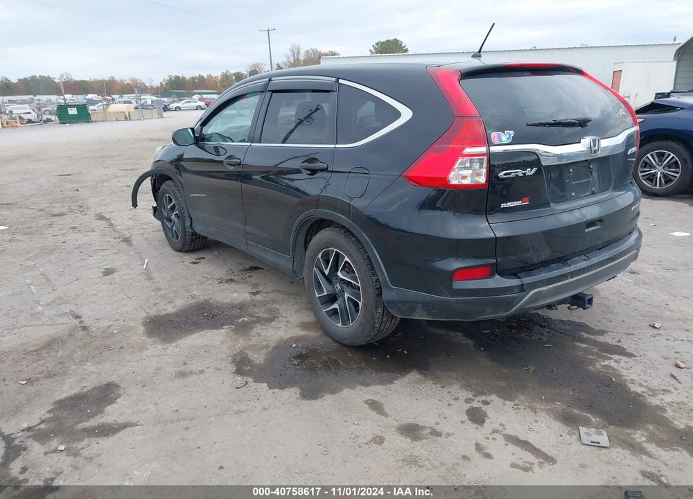 2016 HONDA CR-V SE VIN: 2HKRM4H47GH665212