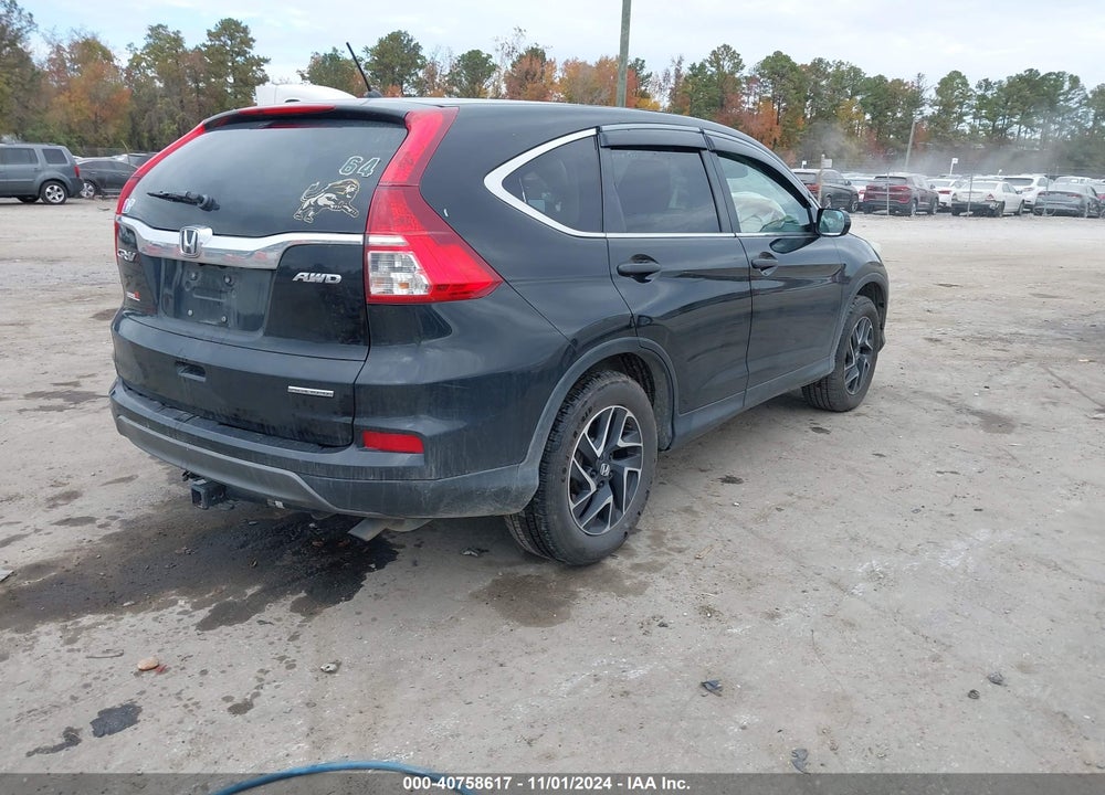 2016 HONDA CR-V SE VIN: 2HKRM4H47GH665212