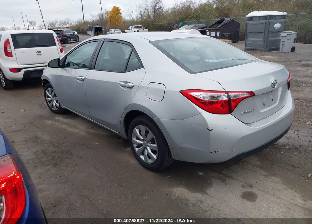 2014 TOYOTA COROLLA LE VIN: 2T1BURHE5EC203755