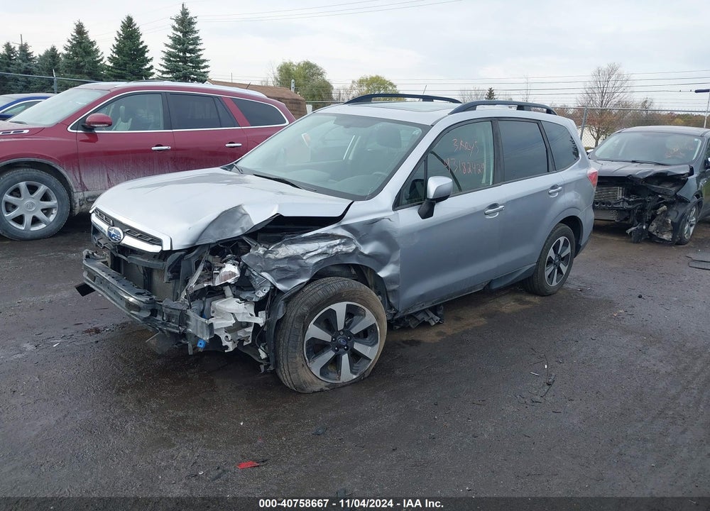 2018 SUBARU FORESTER 2.5I PREMIUM VIN: JF2SJAEC1JH468614