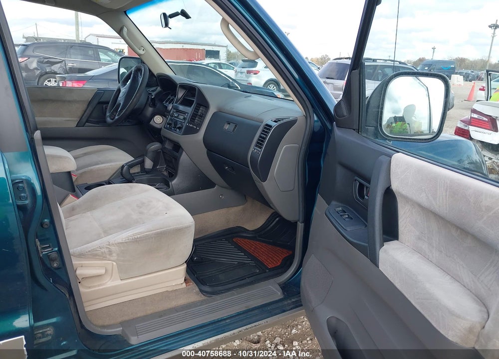 2002 MITSUBISHI MONTERO XLS VIN: JA4MW31RX2J003476