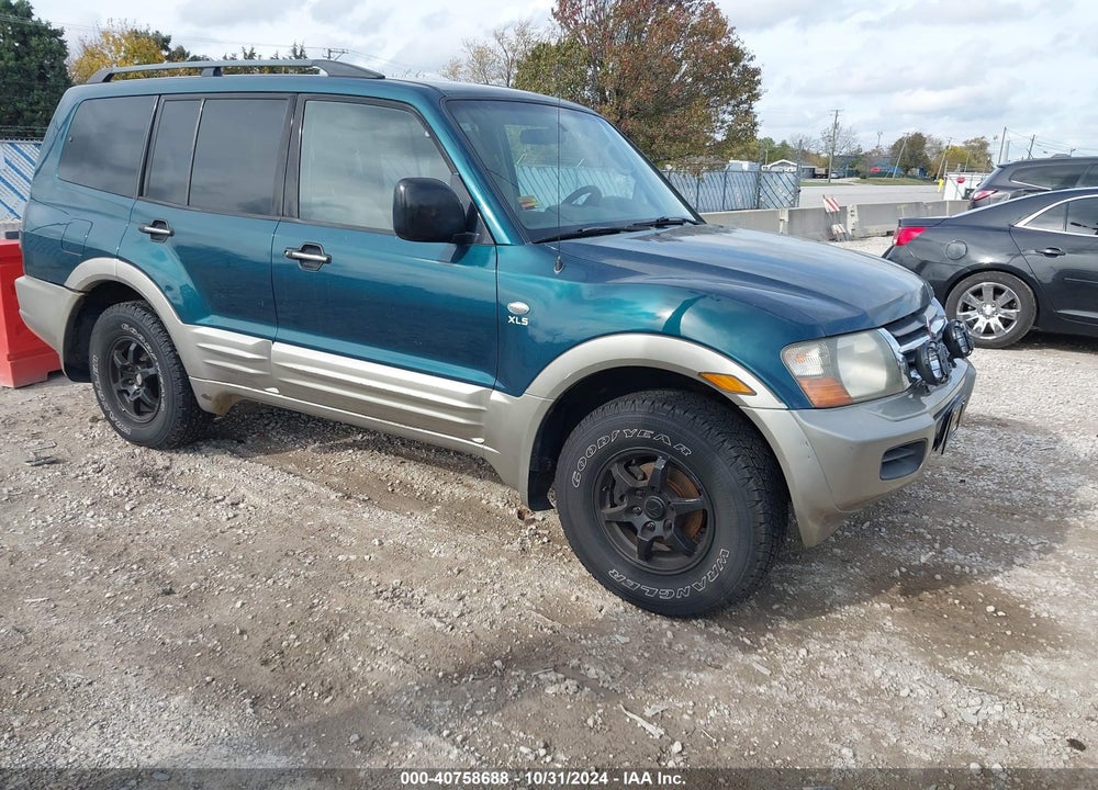 2002 MITSUBISHI MONTERO XLS VIN: JA4MW31RX2J003476