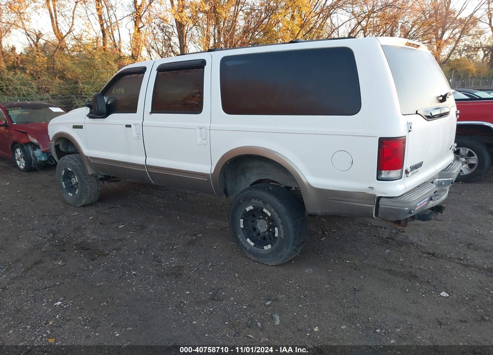2000 FORD EXCURSION LIMITED VIN: 1FMNU43S5YEC70415