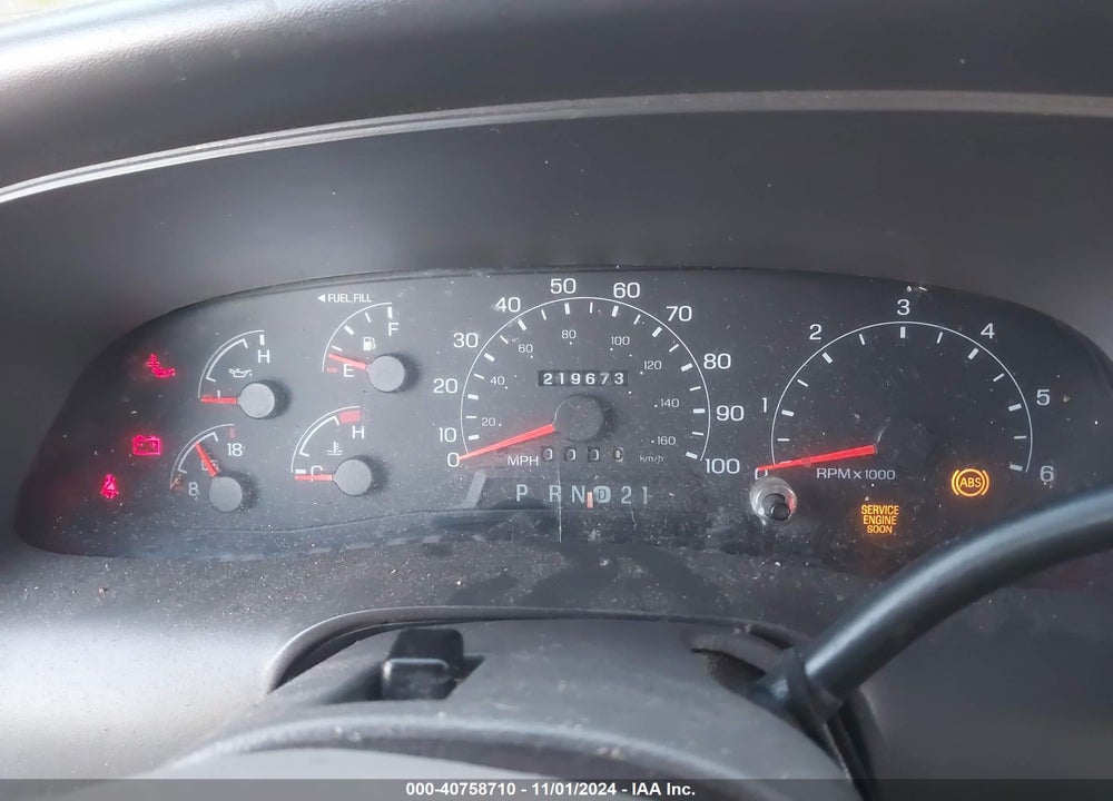2000 FORD EXCURSION LIMITED VIN: 1FMNU43S5YEC70415