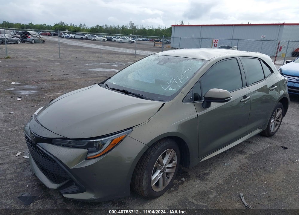 2019 TOYOTA COROLLA SE VIN: JTNK4RBE4K3044915