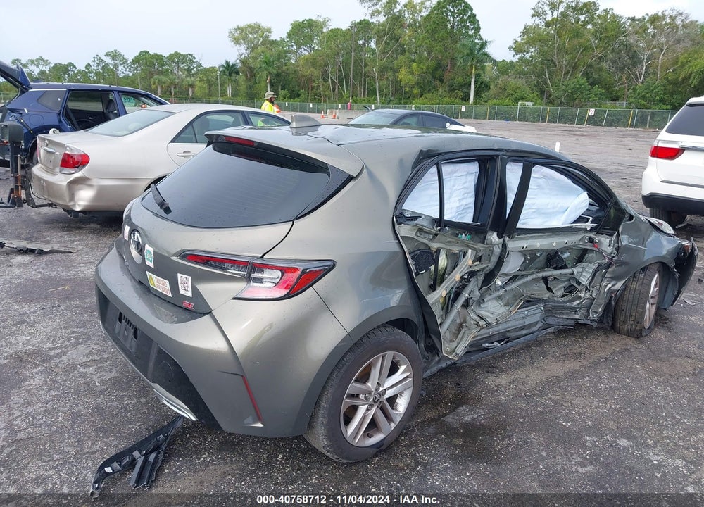 2019 TOYOTA COROLLA SE VIN: JTNK4RBE4K3044915