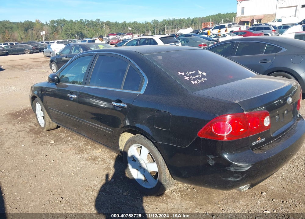 2006 KIA OPTIMA EX V6 (NEW)/LX V6 (NEW) VIN: KNAGE124565069992