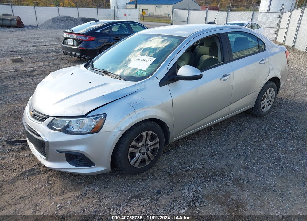 2017 CHEVROLET SONIC LS AUTO VIN: 1G1JB5SH8H4159733