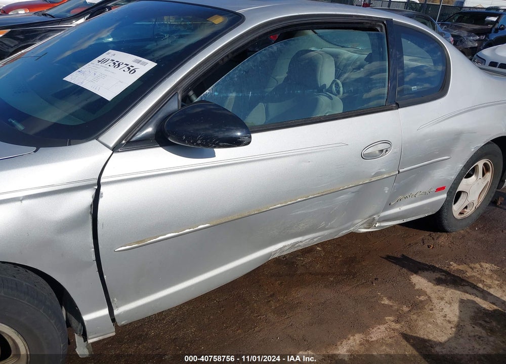 2002 CHEVROLET MONTE CARLO SS VIN: 2G1WX15K129293818