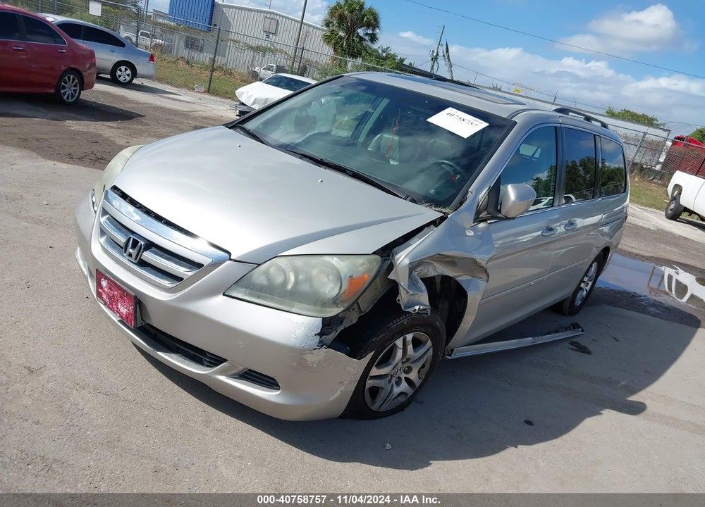 2006 HONDA ODYSSEY EX-L VIN: 5FNRL38676B425203