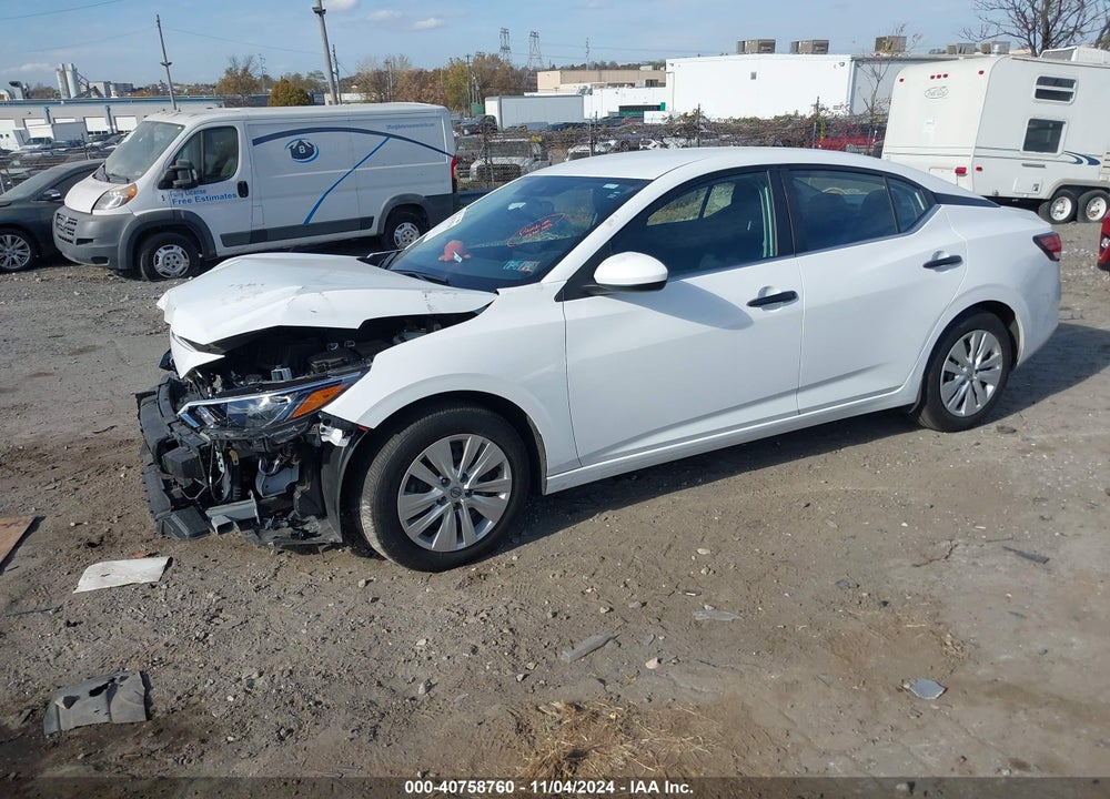 2024 NISSAN SENTRA VIN: 3N1AB8BV8RY287292