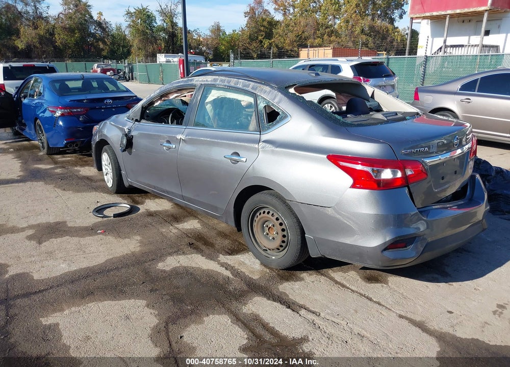 2017 NISSAN SENTRA SV VIN: 3N1AB7AP5HL723329