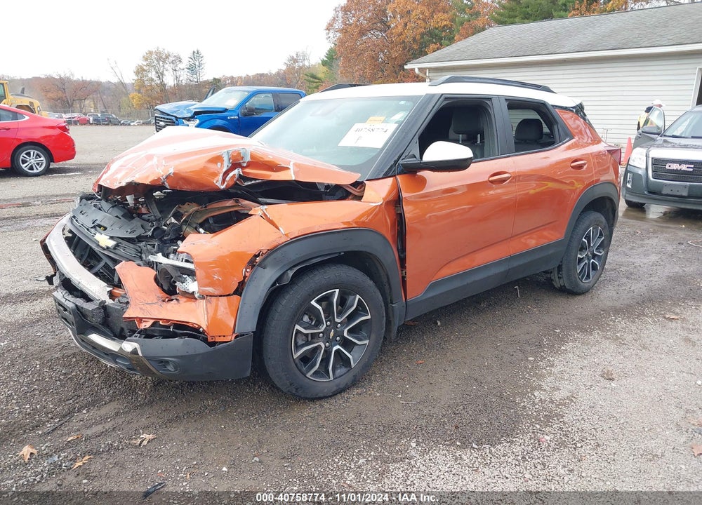 2022 CHEVROLET TRAILBLAZER FWD ACTIV VIN: KL79MVSL0NB043844