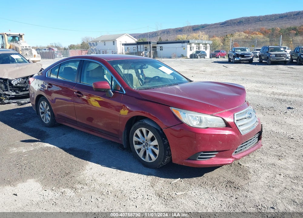2015 SUBARU LEGACY 2.5I PREMIUM VIN: 4S3BNAC67F3029163