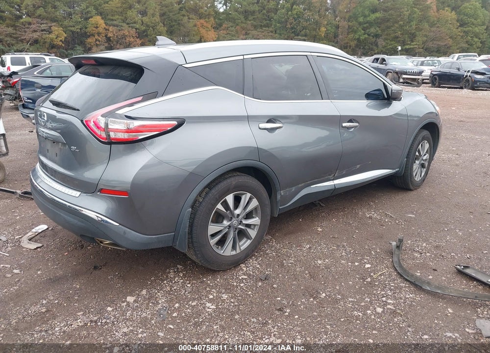 2017 NISSAN MURANO SL VIN: 5N1AZ2MG3HN182963