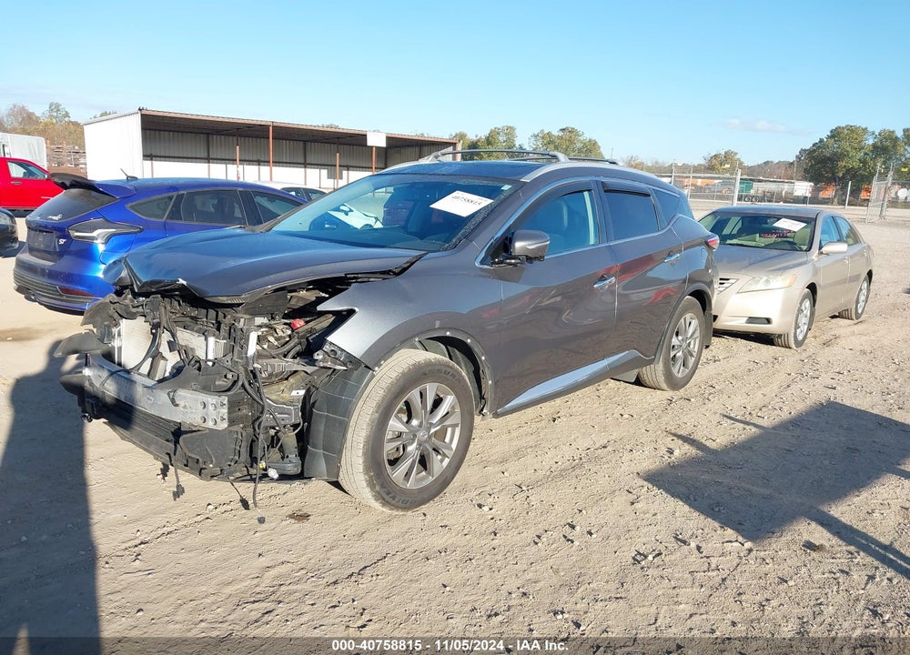 2015 NISSAN MURANO SL VIN: 5N1AZ2MH9FN220041