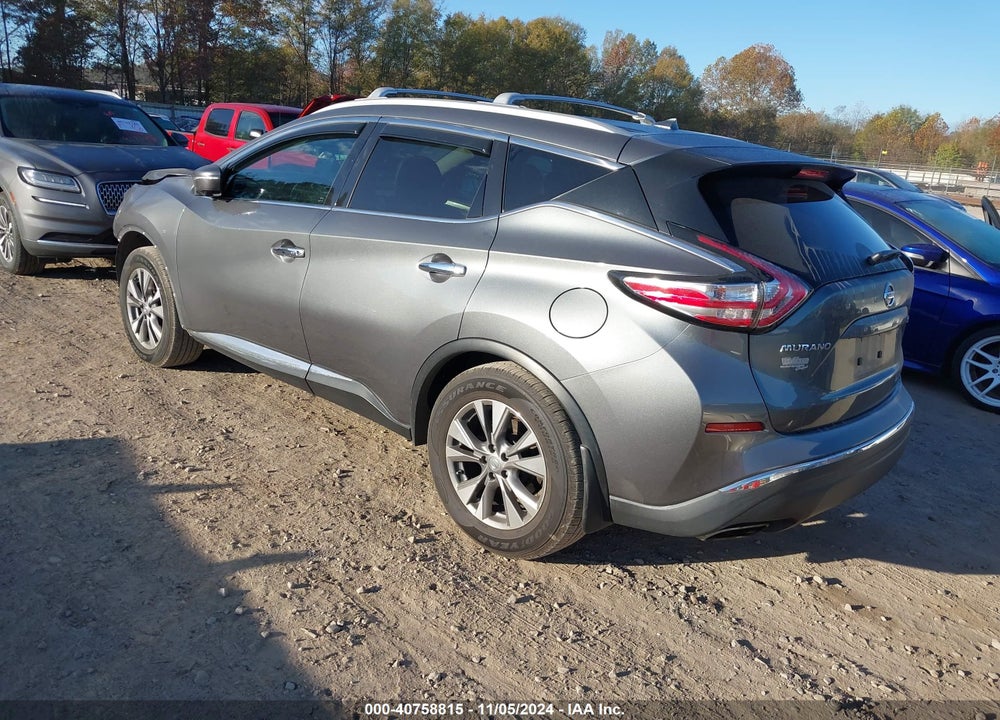 2015 NISSAN MURANO SL VIN: 5N1AZ2MH9FN220041