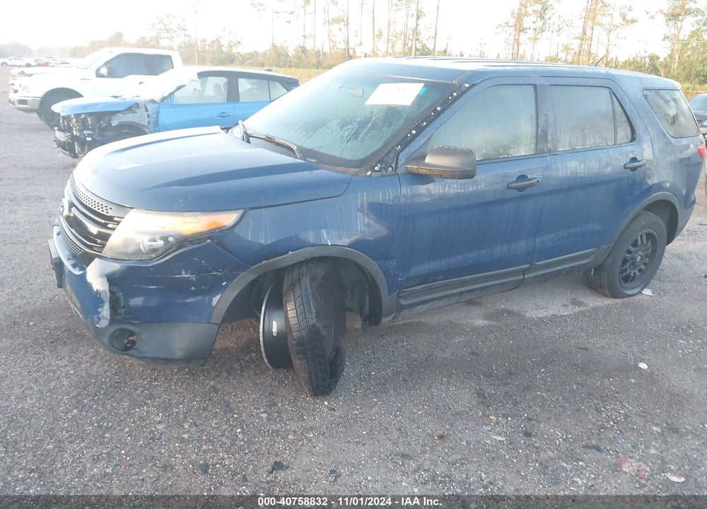 2013 FORD UTILITY POLICE INTERCEPTOR VIN: 1FM5K8AR9DGA38573