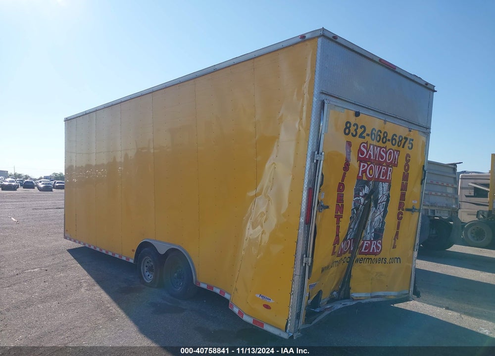 2021 FREEDOM TRAILER VIN: 5WKBE2625M1067671