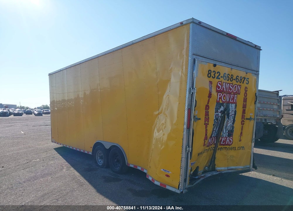 2021 FREEDOM TRAILER VIN: 5WKBE2625M1067671