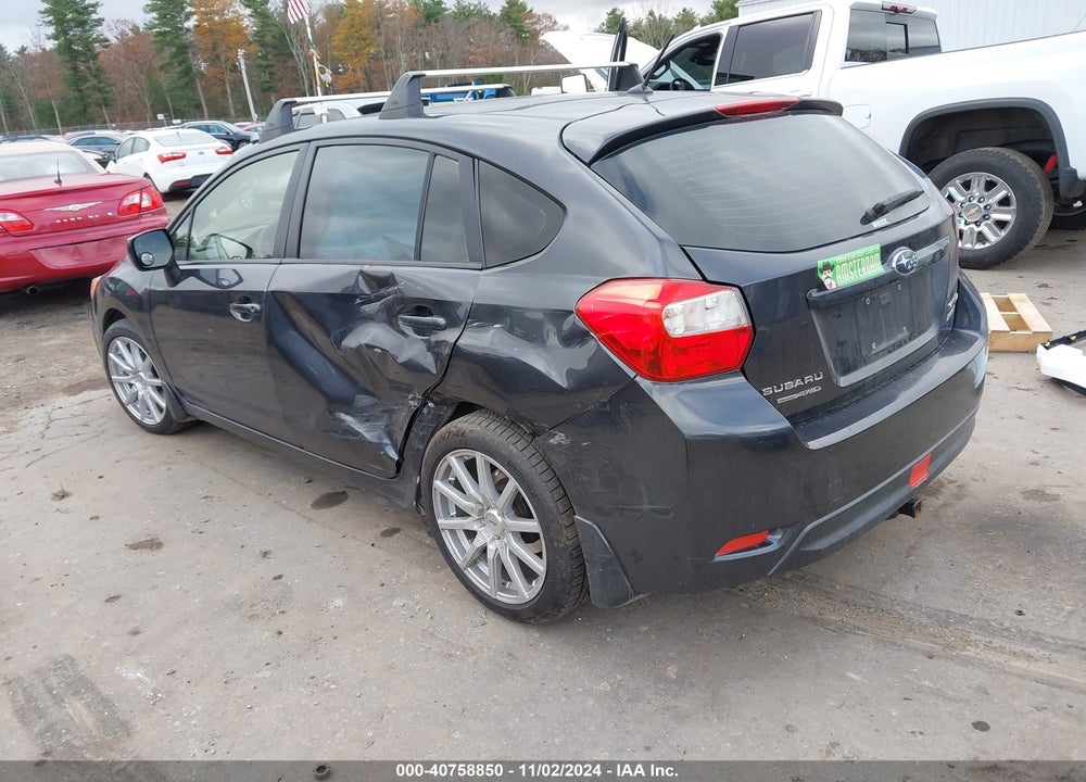2013 SUBARU IMPREZA 2.0I PREMIUM VIN: JF1GPAD62D2895702