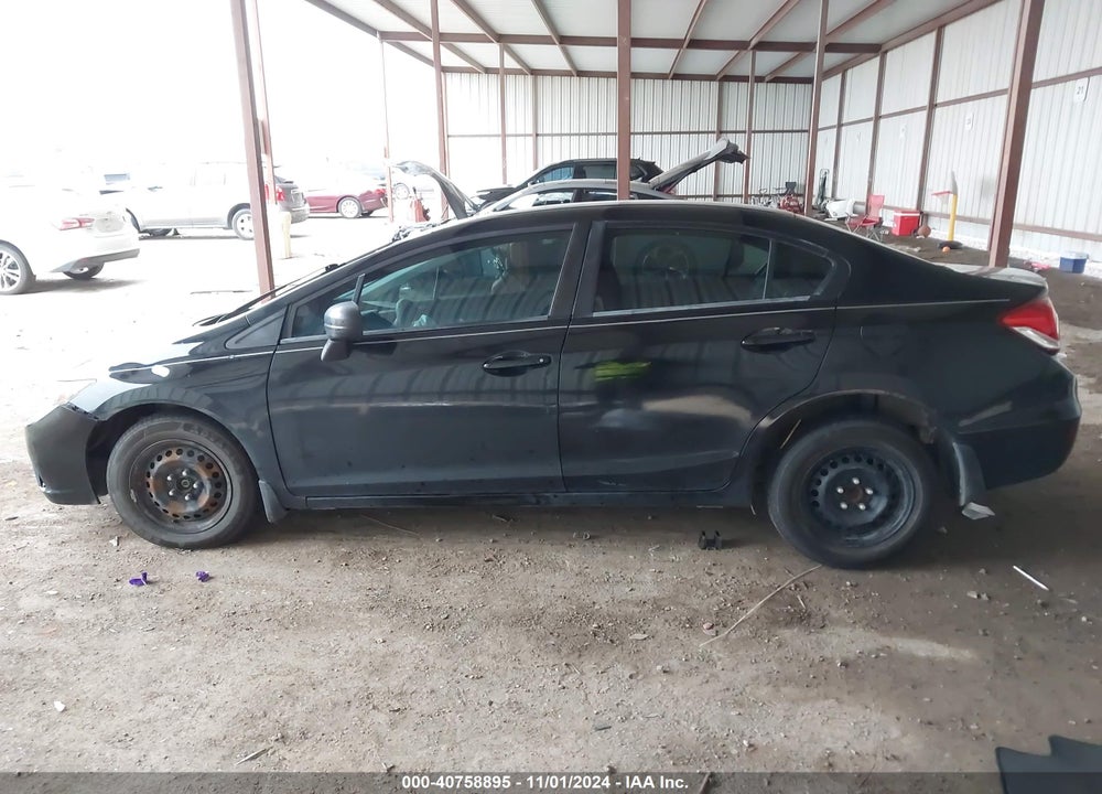 2014 HONDA CIVIC LX VIN: 19XFB2F57EE036740