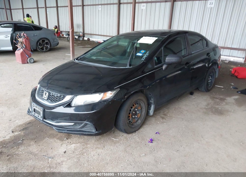 2014 HONDA CIVIC LX VIN: 19XFB2F57EE036740