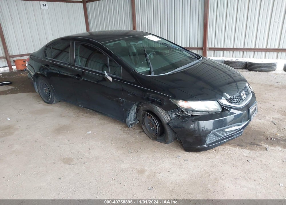 2014 HONDA CIVIC LX VIN: 19XFB2F57EE036740