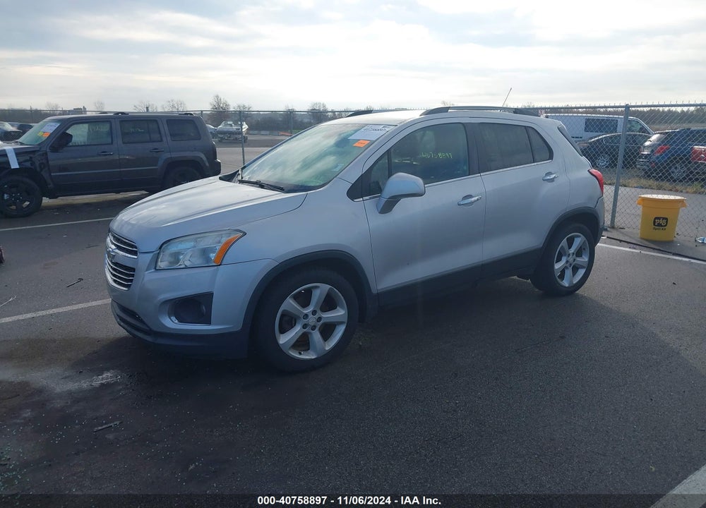 2016 CHEVROLET TRAX LTZ VIN: 3GNCJMSB0GL165163