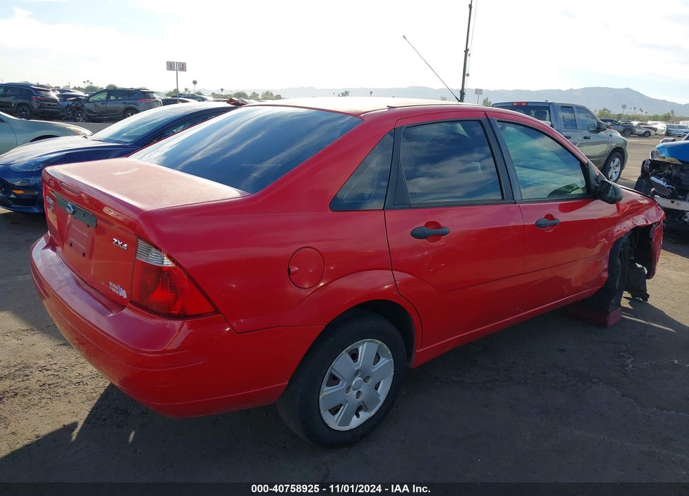 2006 FORD FOCUS ZX4 VIN: 1FAHP34N36W221772