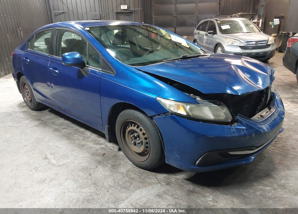2013 HONDA CIVIC LX VIN: 19XFB2F57DE034808