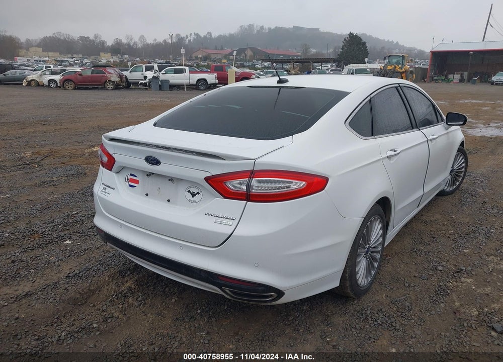 2014 FORD FUSION TITANIUM VIN: 3FA6P0K91ER270756