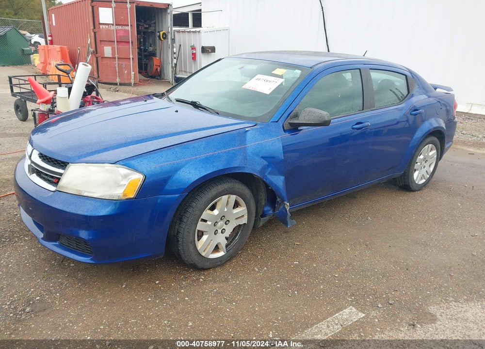 2014 DODGE AVENGER SE VIN: 1C3CDZAB7EN225116