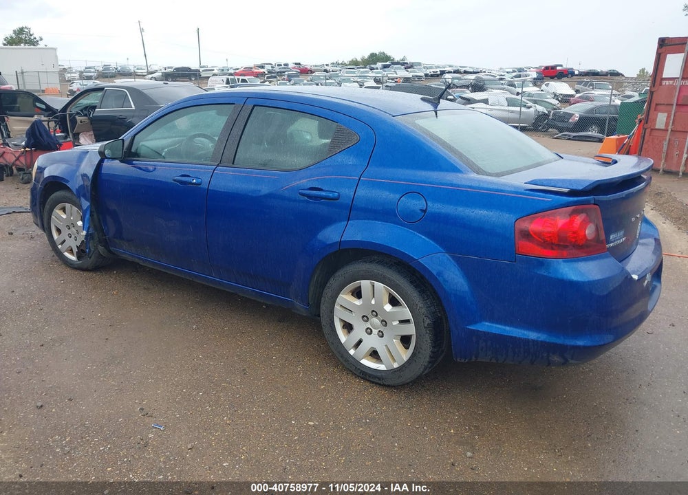 2014 DODGE AVENGER SE VIN: 1C3CDZAB7EN225116