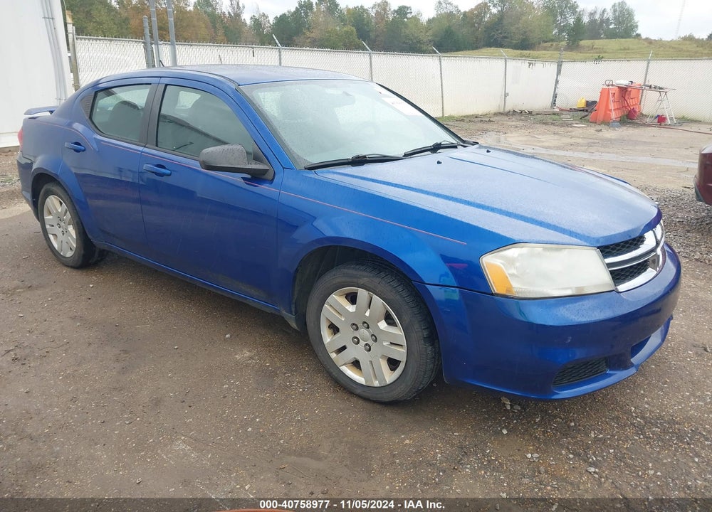 2014 DODGE AVENGER SE VIN: 1C3CDZAB7EN225116