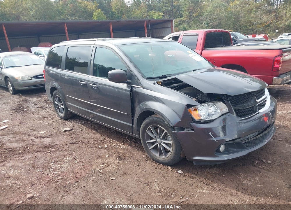 2017 DODGE GRAND CARAVAN SXT VIN: 2C4RDGCG4HR557914