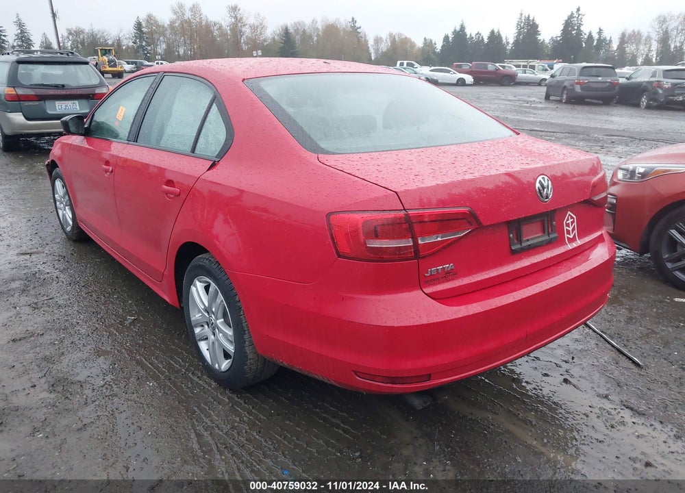 2015 VOLKSWAGEN JETTA 2.0L S VIN: 3VW2K7AJ8FM251256