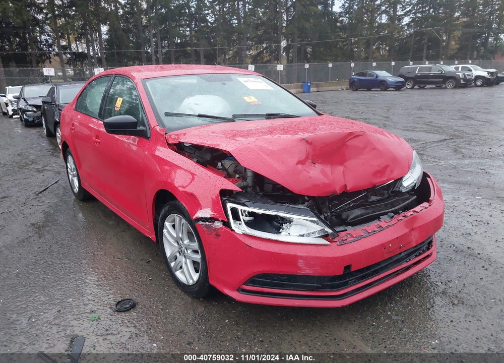 2015 VOLKSWAGEN JETTA 2.0L S VIN: 3VW2K7AJ8FM251256