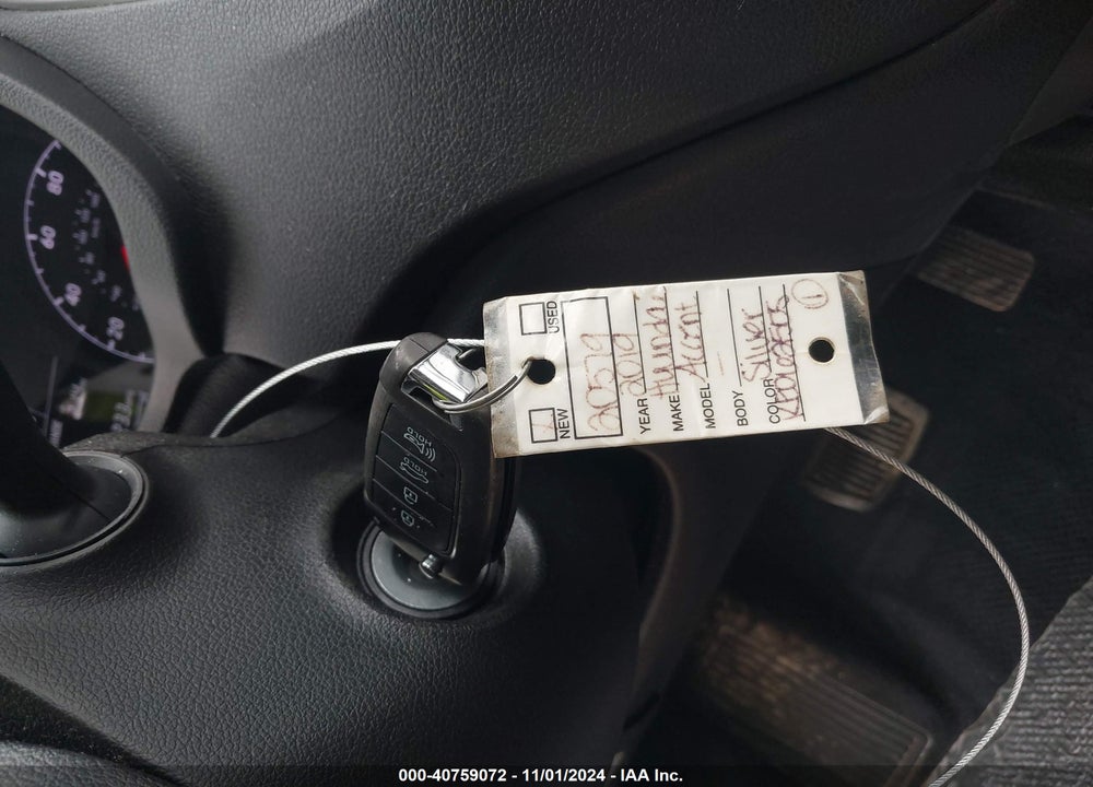 2019 HYUNDAI ACCENT SE VIN: 3KPC24A36KE062505
