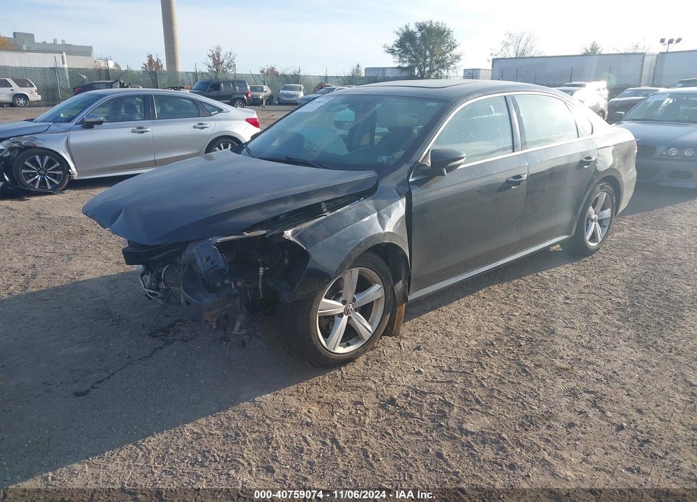 2012 VOLKSWAGEN PASSAT VIN: 1VWBP7A30CC091311