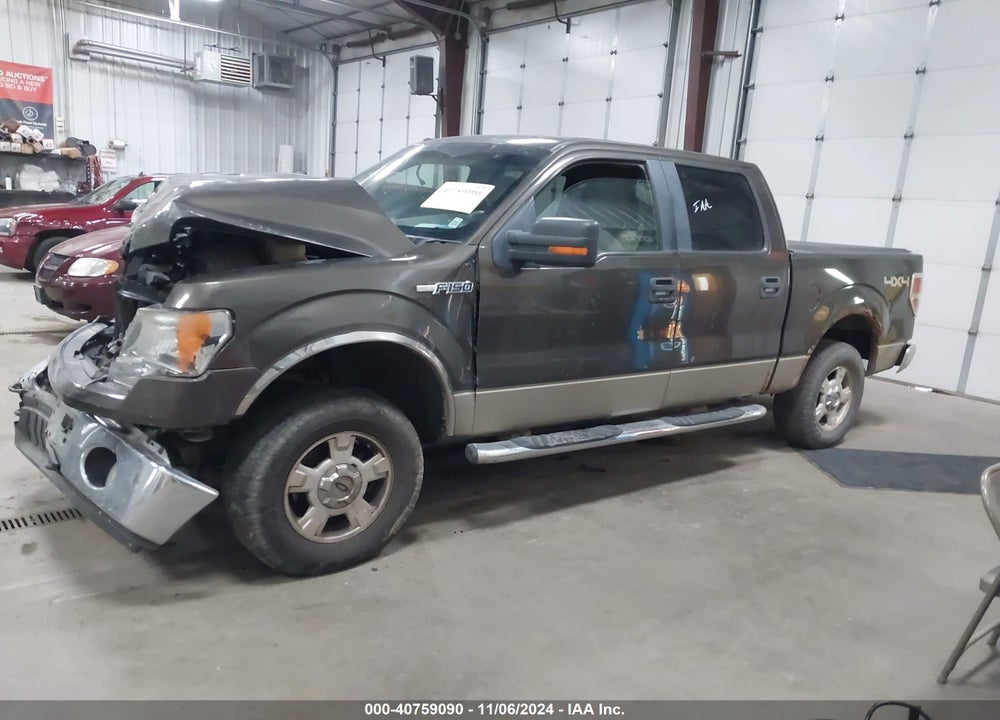 2009 FORD F-150 FX4/KING RANCH/LARIAT/PLATINUM/XL/XLT VIN: 1FTPW14VX9FB01193