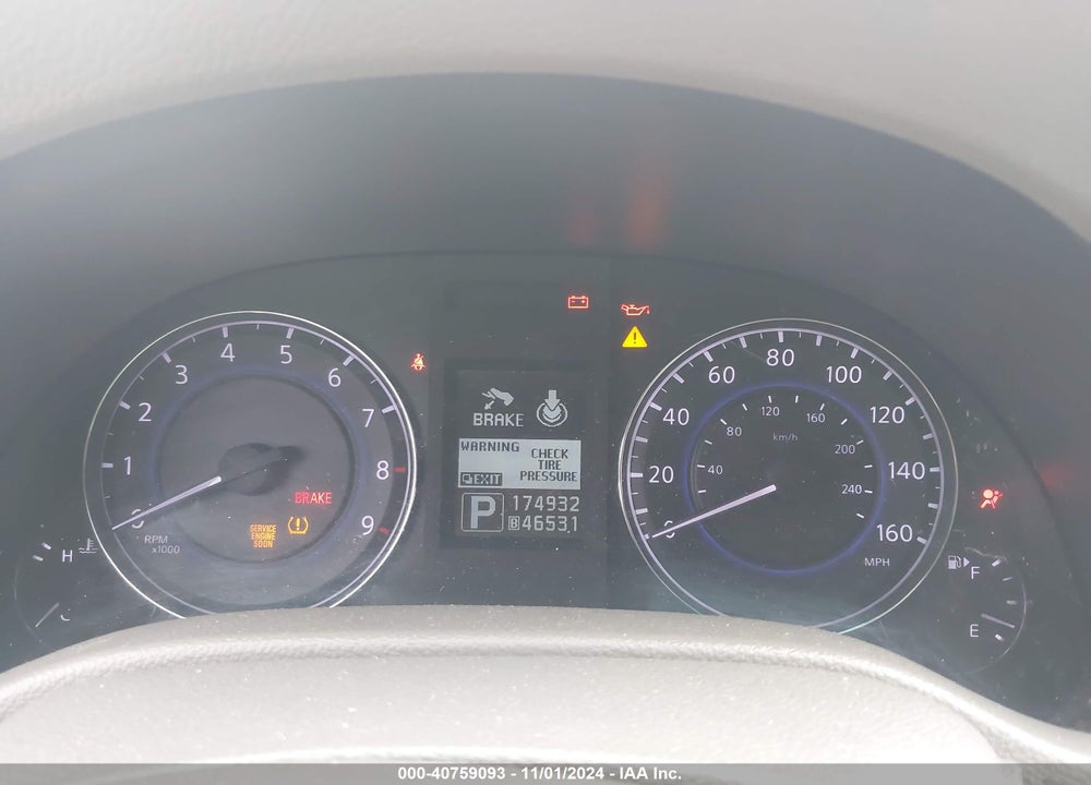 2013 INFINITI G37 JOURNEY VIN: JN1CV6APXDM300918